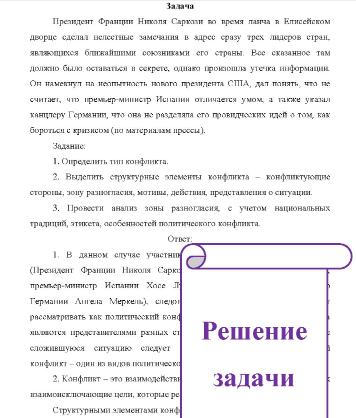 Задача Президент Франции Николя Саркози во время ланча в Елисейском дворце сделал нелестные замечания в адрес сразу трех лидеров стран, являющихся ближайшими союзниками его страны. Все сказанное там должно было оставаться в секрете, однако произошла утечка информации.