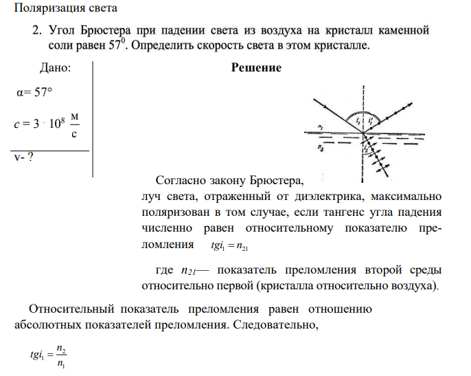 Поляризация света