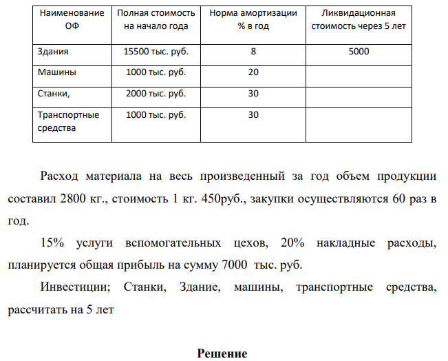 По приведенным ниже исходным данным составьте проект. 1. Определить показатели численности, Фонд оплаты труда.