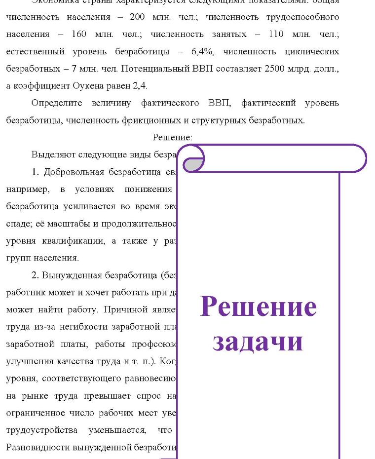 численность населения - 200 м 200 млн. чел. ; численность трудоспособного населения - 160 млн. чел. ; численность занятых - 110 млн. чел. ; естественный уровень безработицы - 6,4%, численность циклических безработных
