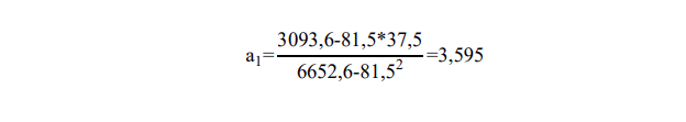 Найти линейное уравнение регрессии с построением эмпирической и теоретической линий регрессии и оценить тесноту связи для следующих статистических данных X 76,3 77,8 79,8 80,8 82,4 83,9 85 86 Y 19 25 30 36 40 45 50 55