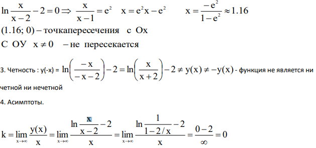 Выполнить полное исследование функции и построить график 2 x 2 x у ln 