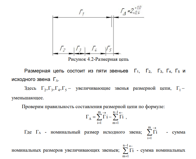 Исходные данные Номер чертежа 3. Замыкающее звено 1,0 Г 2 мм 0,4 . Содержание задания Выявить размерную цепь, составить и вычертить ее схему.