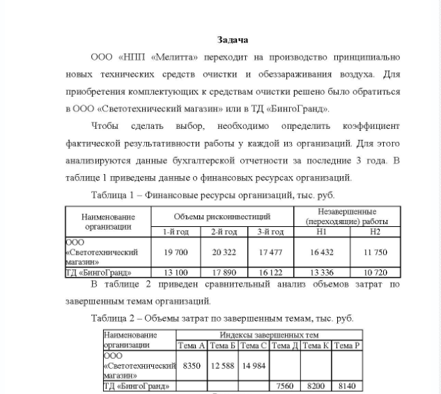 Задача ООО «НПП «Мелитта» переходит на производство принципиально новых технических средств очистки и обеззараживания воздуха. Для приобретения комплектующих к средствам очистки решено было обратиться в ООО «Светотехнический магазин» или в ТД «БингоГранд»