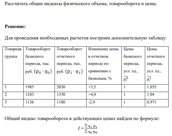 Имеются данные по торговой фирме: