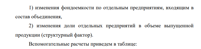 По данным (таблица 10.2) об основных производственных фондах (ОПФ) и выпуске продукции по группе предприятий отрасли определите: