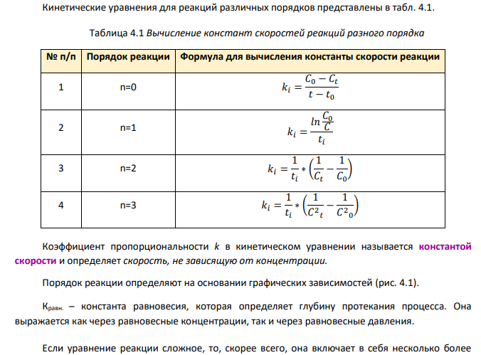 Формальная кинетика химических реакций. 1. Что называется скоростью химической реакции?