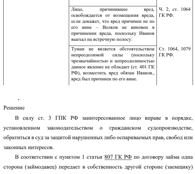 Шофер автобазы Иванов в выходной день пришел на территорию гаража и, воспользовавшись отсутствием сторожевой охраны, самовольно взял машину из гаража, ключи от которого находились у него по договоренности с начальником гаража. В пути следования Иванов при обгоне впереди идущей машины в условиях тумана не справился с управлением