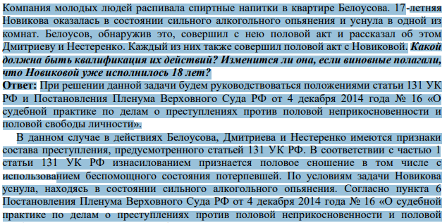 Компания молодых людей распивала спиртные напитки в квартире Белоусова. 17-летняя Новикова оказалась в состоянии сильного алкогольного опьянения и уснула в одной из комнат.