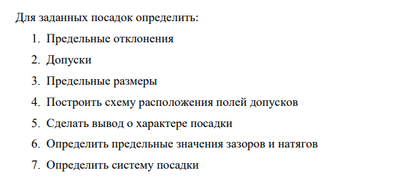 Для заданных посадок определить: 1. Предельные отклонения 2. Допуски 3. Предельные размеры 4. Построить схему расположения полей допусков 5. Сделать вывод о характере посадки 6. Определить предельные значения зазоров и натягов 7. Определить систему посадки Расчет посадки Н7 220 g6 .