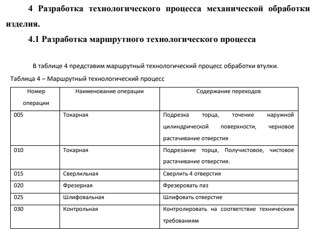 Разработка технологического процесса механической обработки изделия. 4.1 Разработка маршрутного технологического процесса