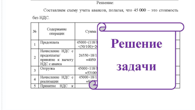 Задача Организация А заключила договор купли-продажи с организацией Б. Сумма контракта - 45000 руб. Договором предусмотрена предоплата 50%, оставшаяся часть - в течение 30 календарных дней после отгрузки.