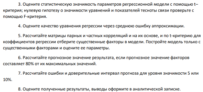 Имеются данные о деятельности крупнейших компаний США в 1996 году.