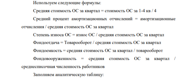 Товарооборот и основные средства, тыс. руб