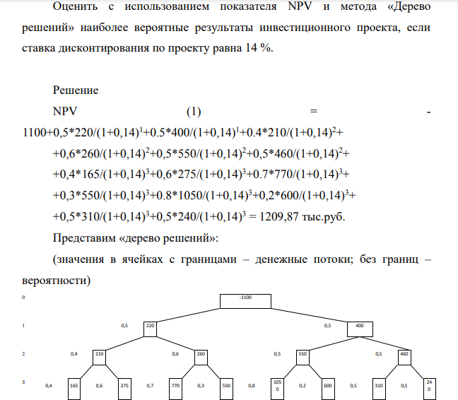 По прогнозам специалистов по рассматриваемому инвестиционному проекту планируются следующие денежные потоки (табл. 7).