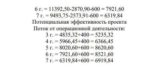 Необходимо рассчитать показатель ЧДД для оценки: - потенциальной эффективности проекта; - общей коммерческой эффективности проекта; - эффективности участия предприятия в инновационном проекте. Денежные потоки инновационного проекта приведены в таблице 2. Шаг расчета равен одному году, постоянная во времени норма дисконта равна 15%. Кредитный процент 14 % годовых Депозитный процент составляет 15% годовых для средств, вкладываемых с целью обеспечения финансовой реализуемости проекта.