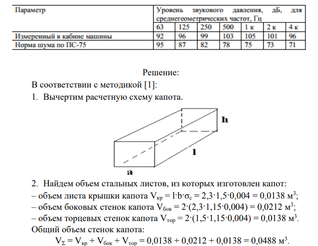 Оценка шумовых характеристик строительных путевых машин. Оценить шумовые характеристики строительных путевых машин и разработать предложения (при необходимости) по усовершенствованию звукоизолирующего капота, который отделяет двигатель машины от кабины водителя.