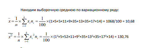Построить полигон частот. Найти оценку математического ожидания, несмещенную оценку дисперсии, точность оценки математического ожидания и доверительный интервал с надежностью 0,95, проверить гипотезу