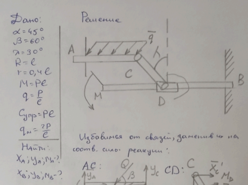 Расчет статики форсунок