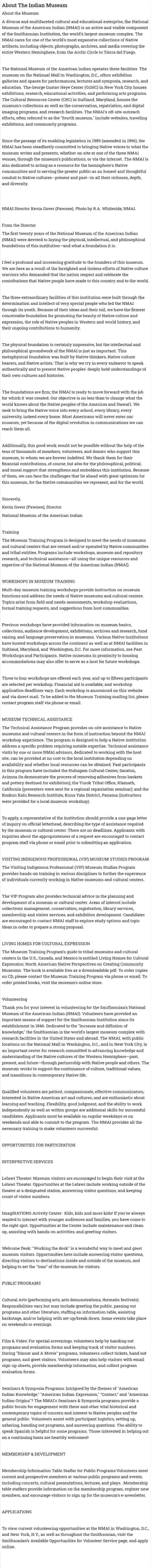 About The Indian Museam