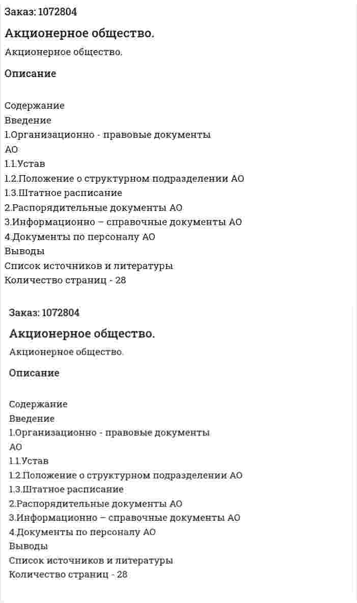 Акционерное общество. (курсовая работа) 