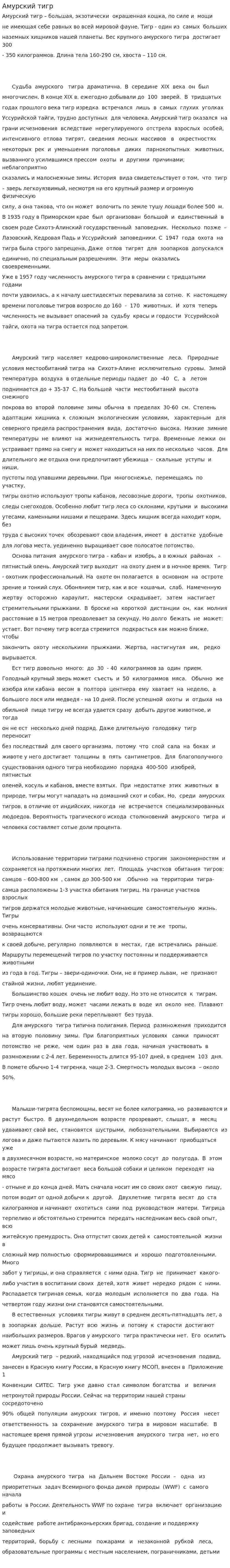 Амурский тигр. 4
