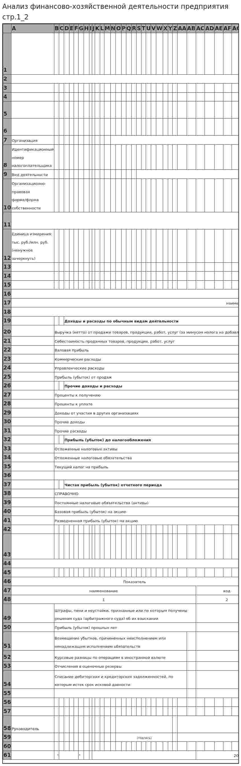 Анализ финансово-хозяйственной деятельности предприятия. 19