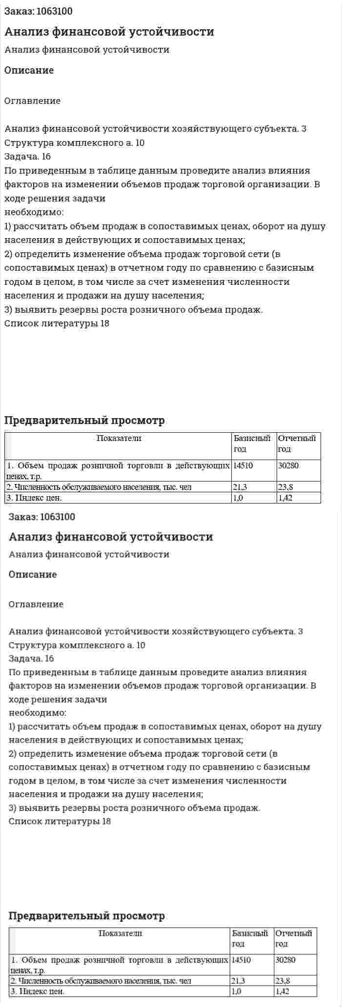 Анализ финансовой устойчивости (реферат) 