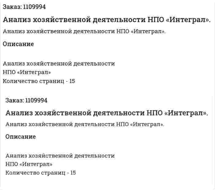 Анализ хозяйственной деятельности НПО «Интеграл». (контрольная работа) 