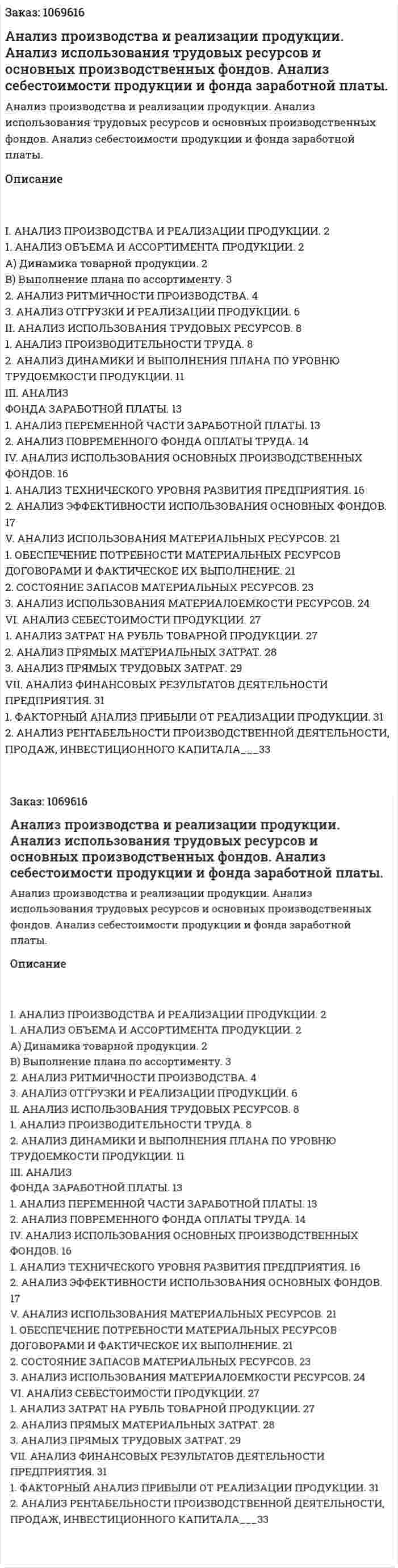 Анализ производства и реализации продукции. Анализ использования трудовых ресурсов и основных производственных фондов. Анализ себестоимости продукции и фонда заработной платы. (курсовая работа) 