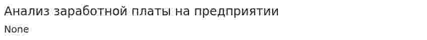 Анализ заработной платы на предприятии. 5