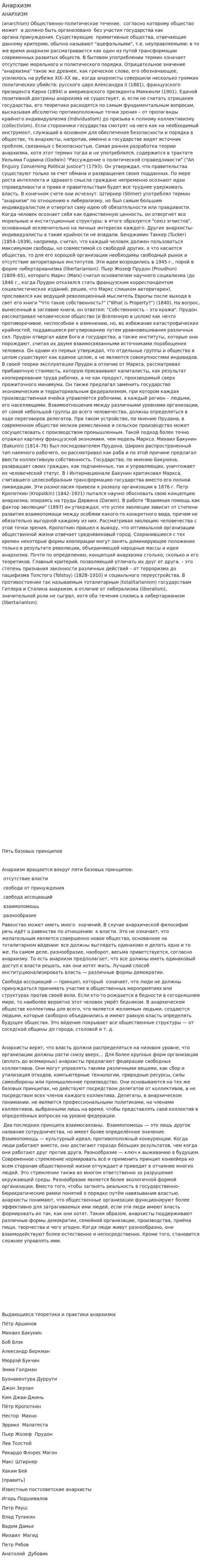 Анархизм. 2
