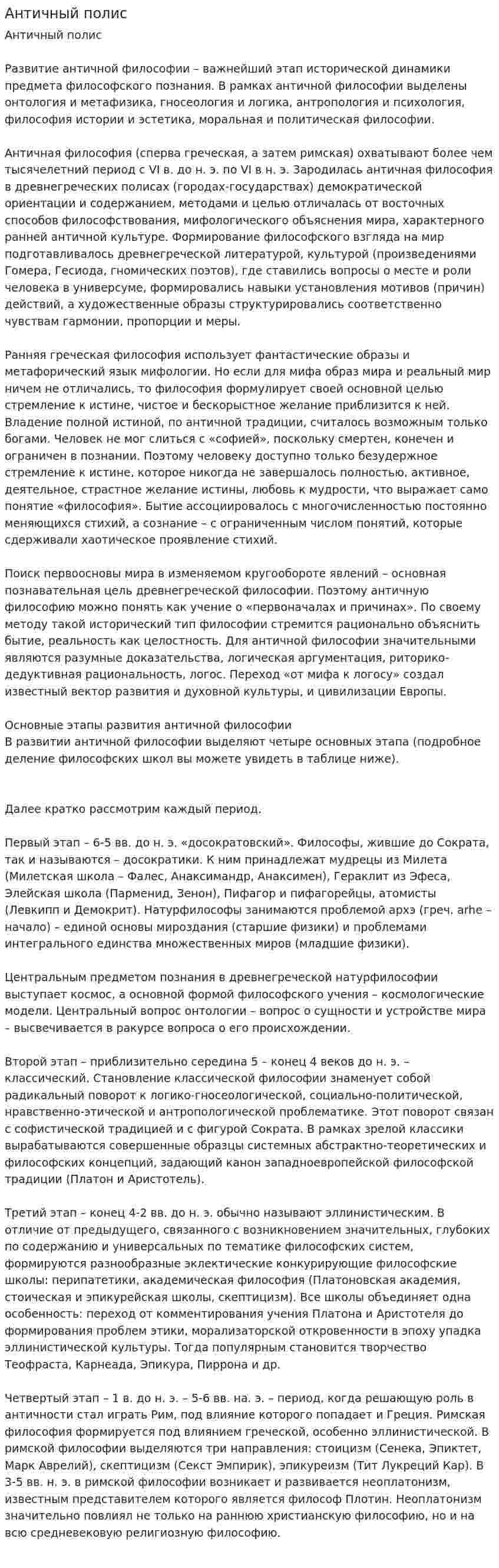 Античный полис
