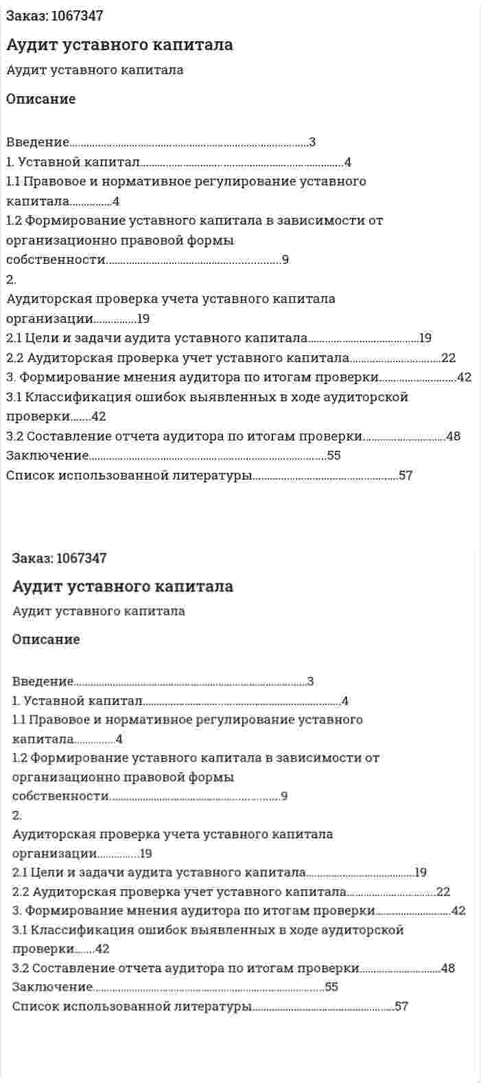 Аудит уставного капитала (курсовая работа) 