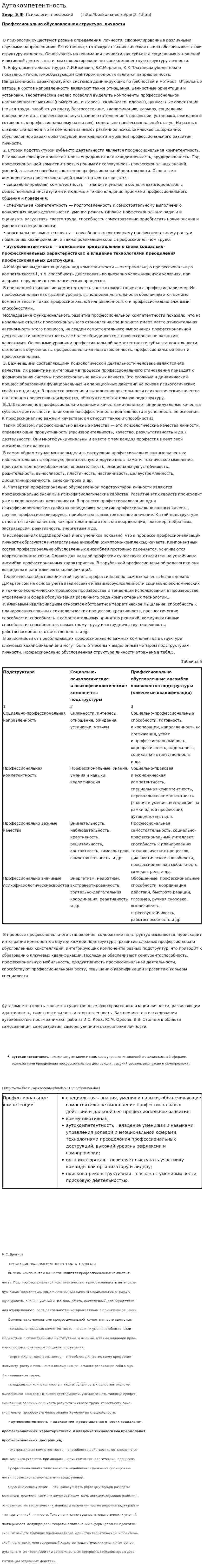 Аутокомпетентность