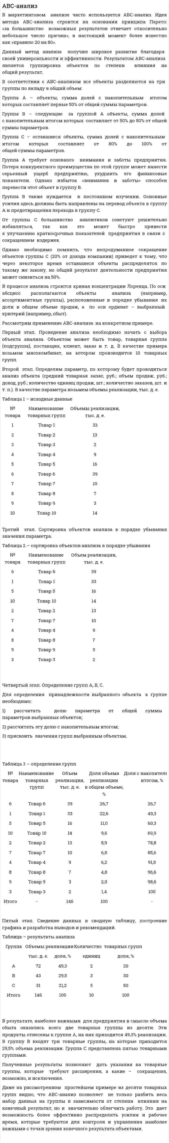 АВС-анализ. 4