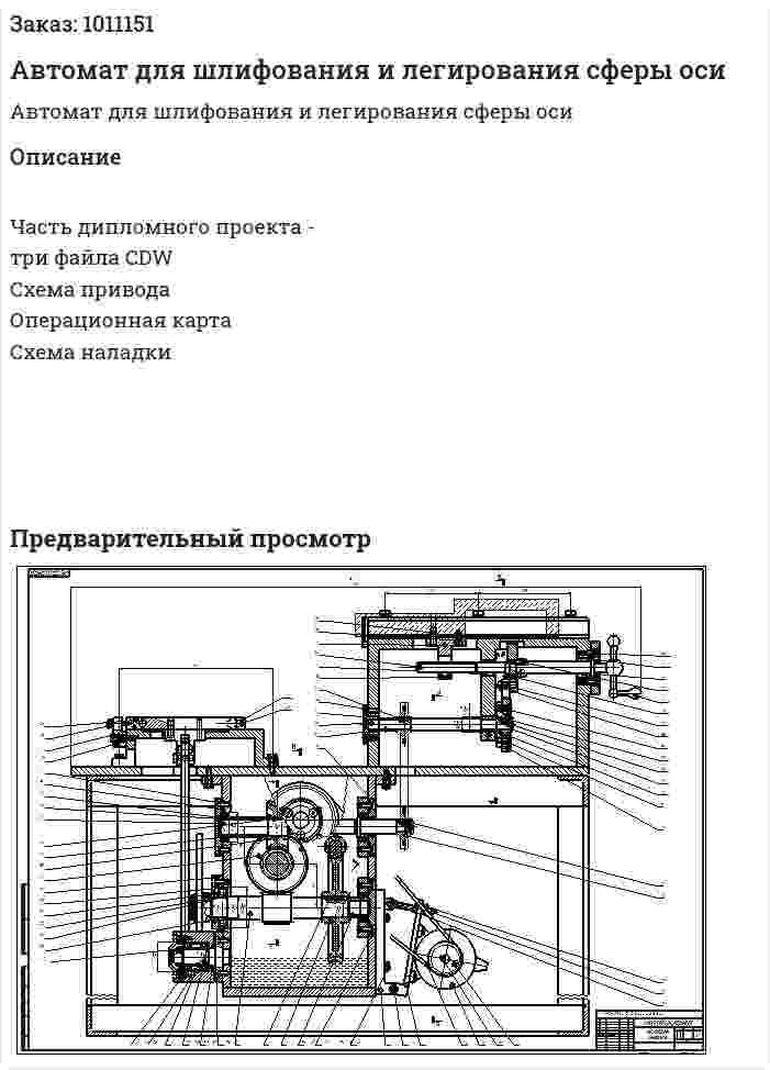 Автомат для шлифования и легирования сферы оси 