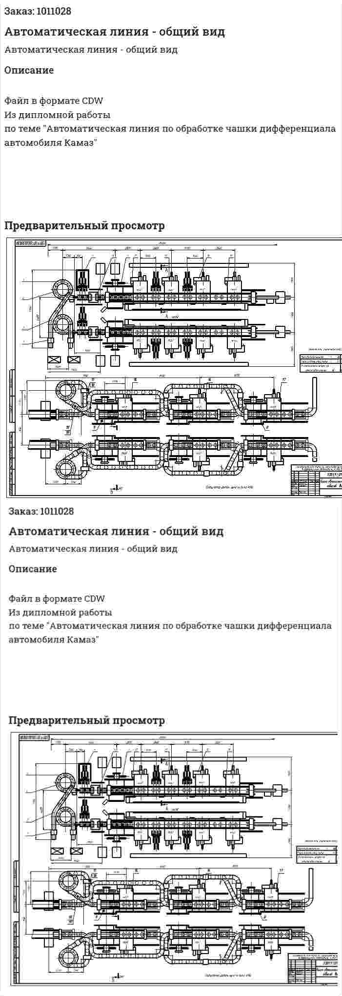 Автоматическая линия - общий вид 