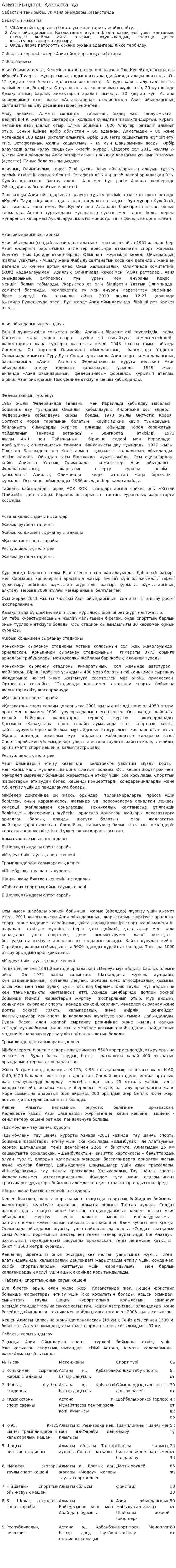 Азия ойындары Қазақстанда
