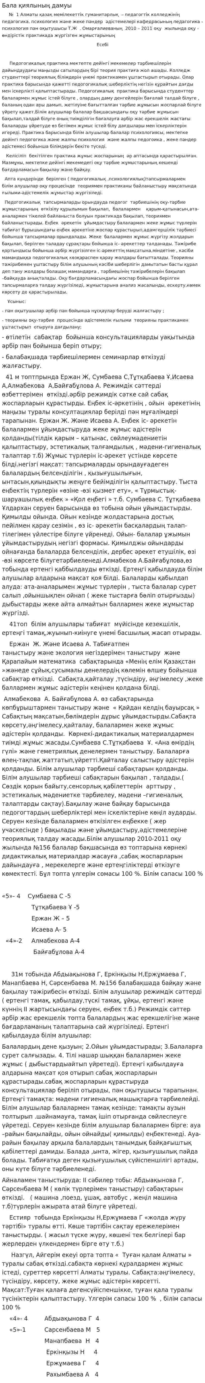 Бала қиялының дамуы