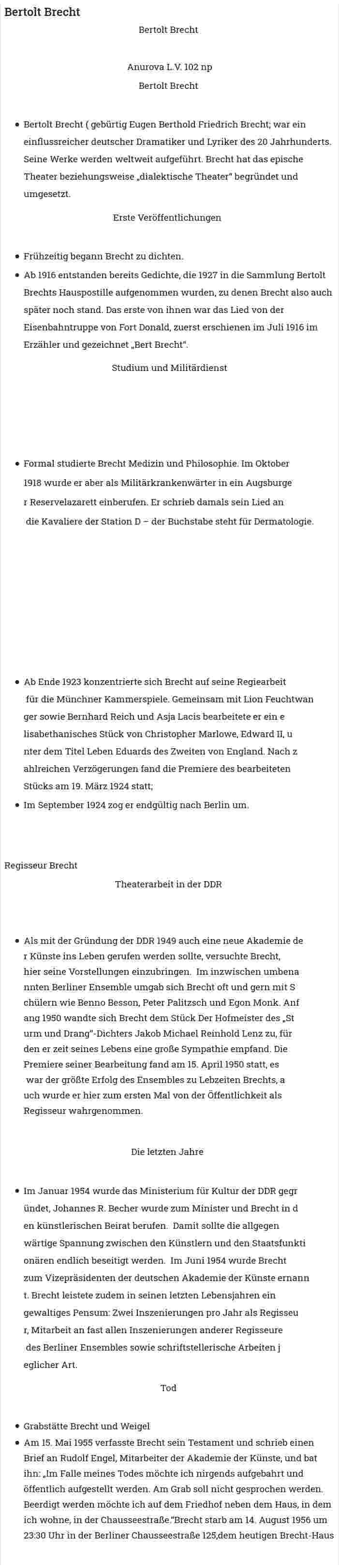 Bertolt Brecht