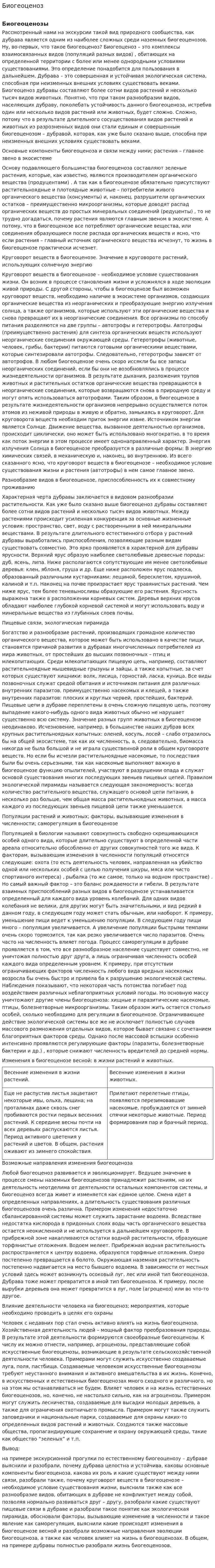 Биогеоценоз