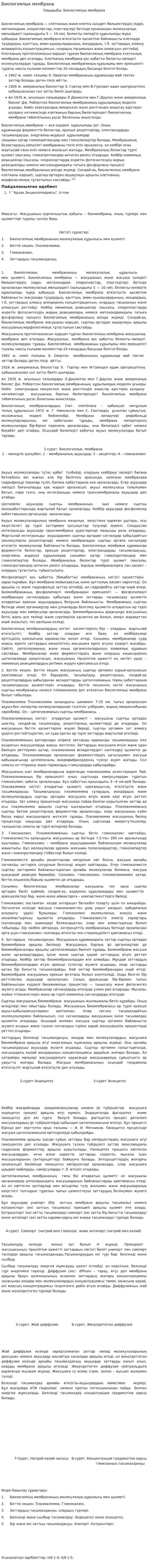 Биологиялык мембрана