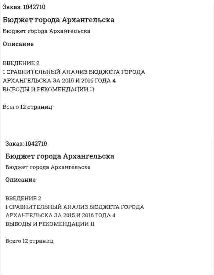 Бюджет города Архангельска 