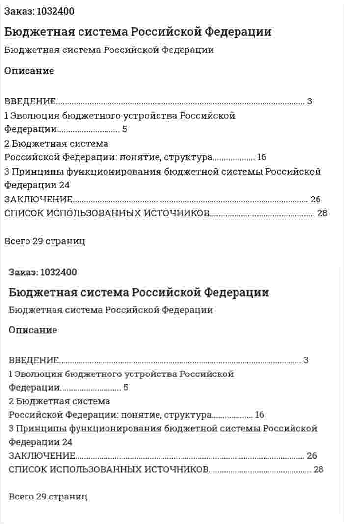 Бюджетная система Российской Федерации (курсовая работа) 