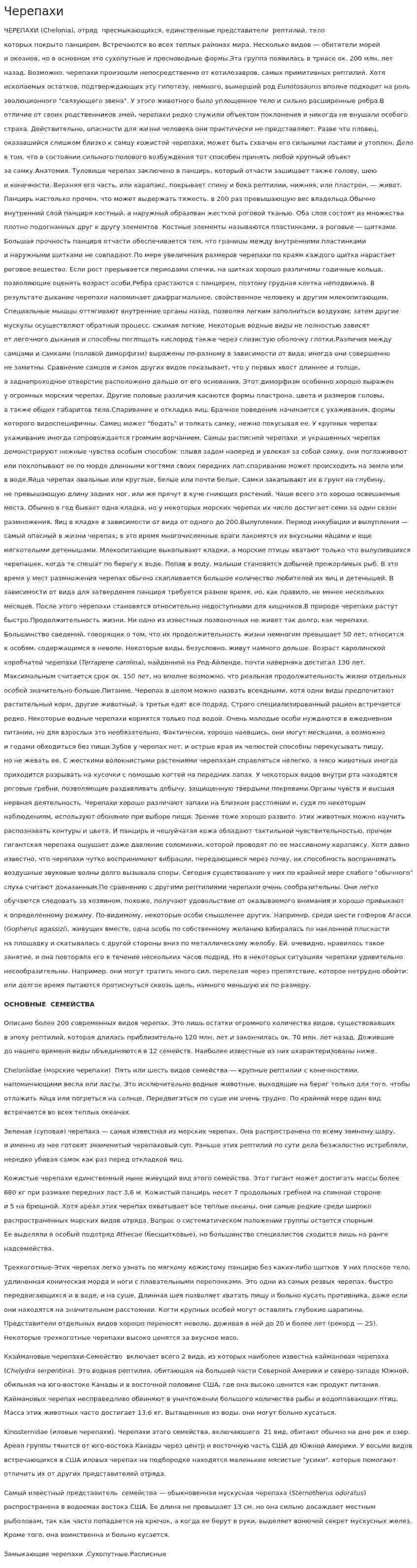 Черепахи. 2