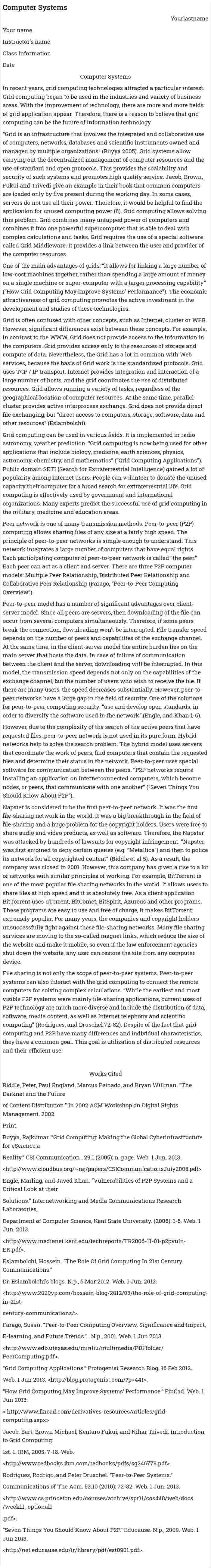 Computer Systems