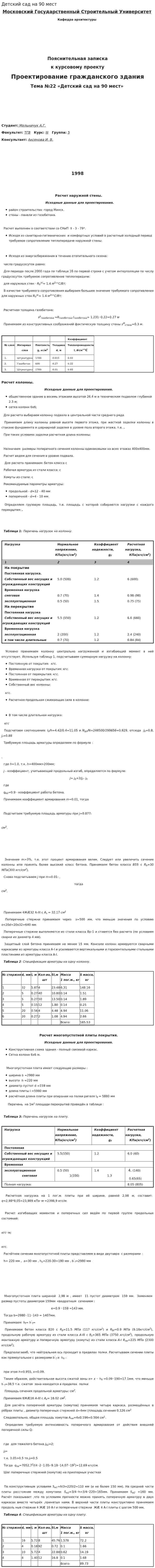 Детский сад на 90 мест