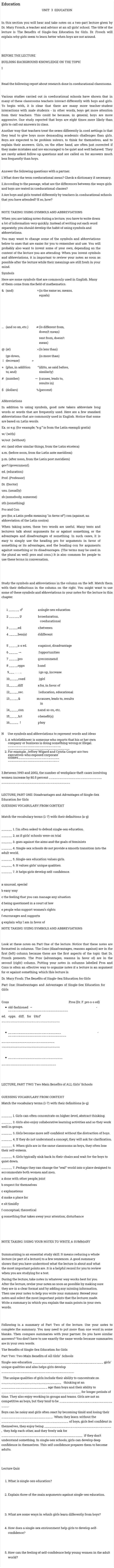 Education. 3