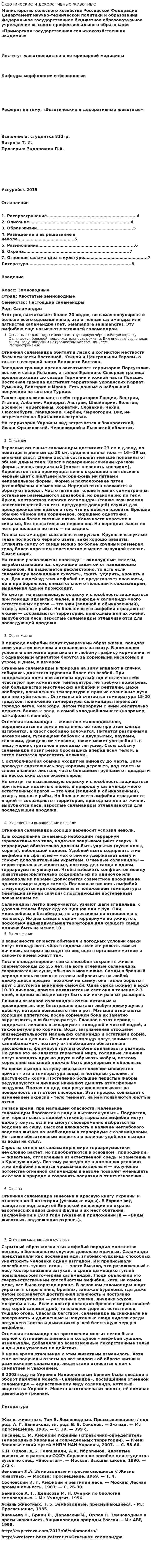 Экзотические и декоративные животные